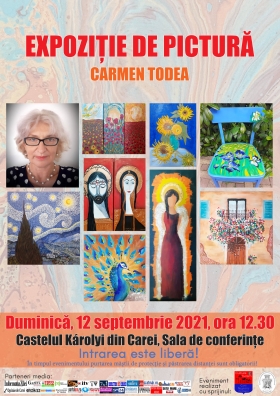 Expoziție de pictură, realizată de doamna Todea Carmen