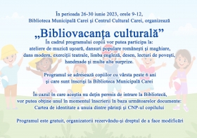 „Bibliovacanța culturală”