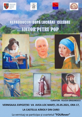 Expoziție de pictură „Reproduceri după lucrări celebre”